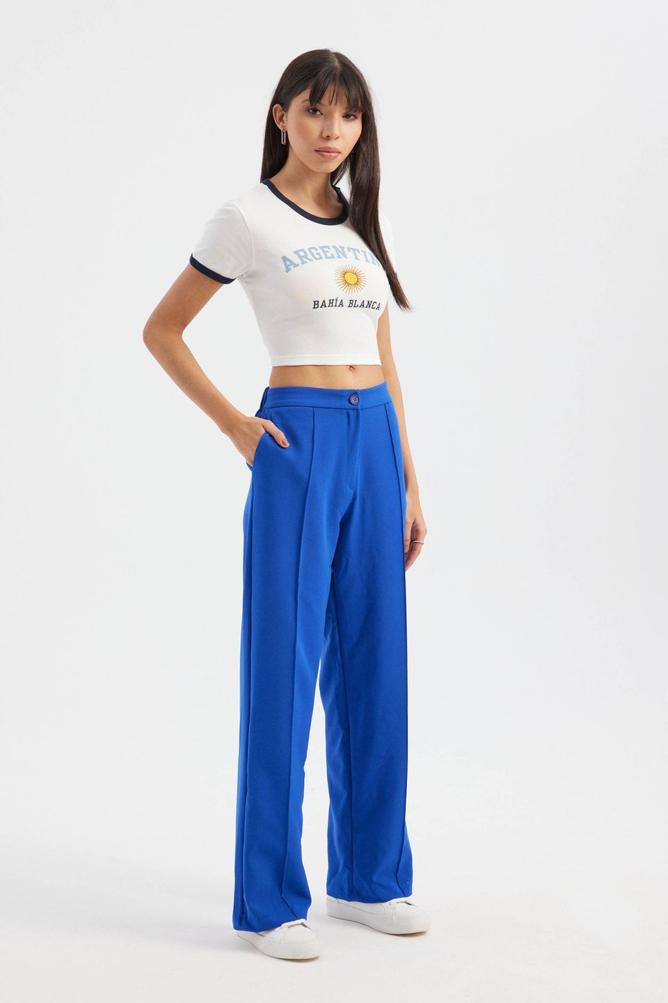Printed Cropped T-shirt