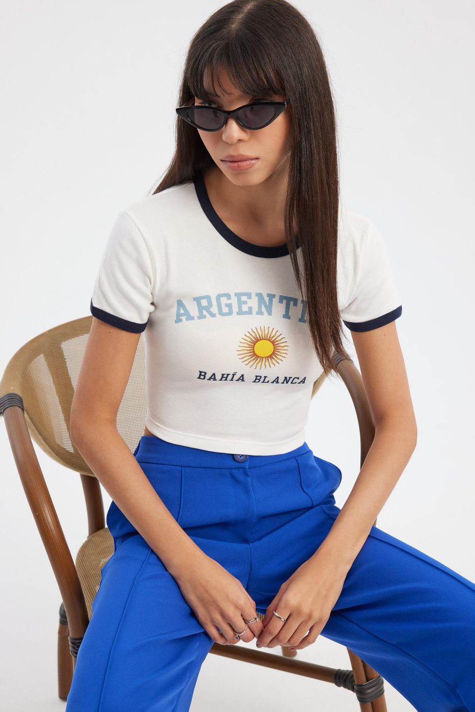 Printed Cropped T-shirt