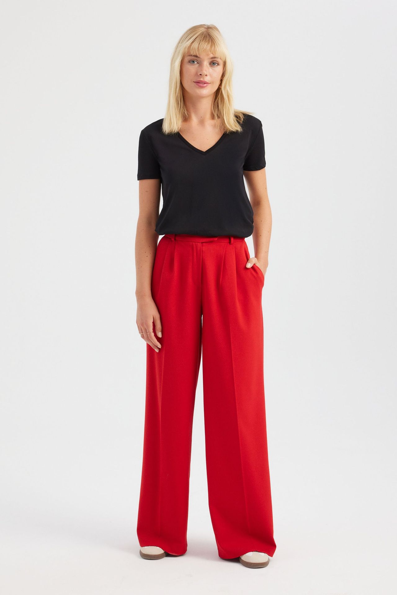 V Neck Basic T-Shirt