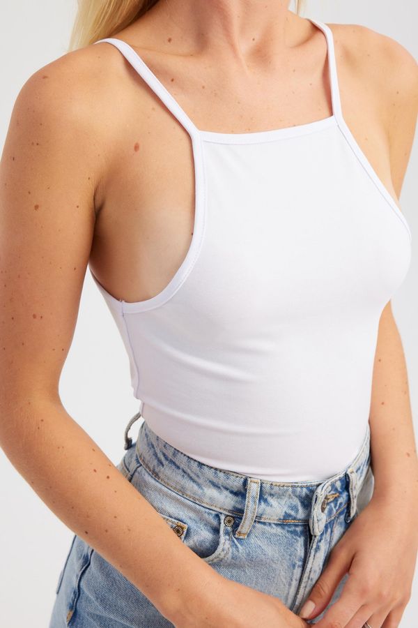 Halter Neck Cotton Cami Top 4