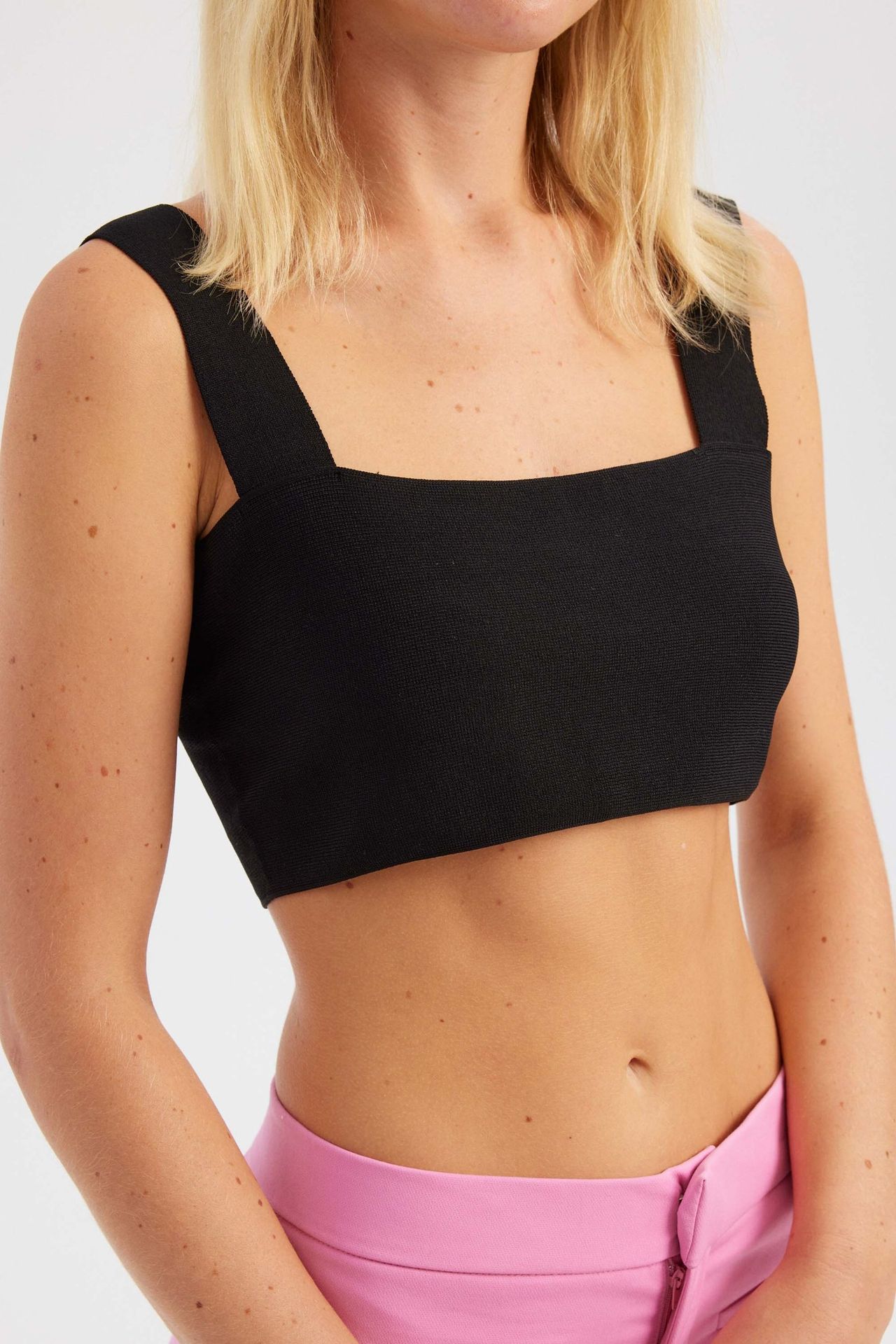 Square Neck Crop Top