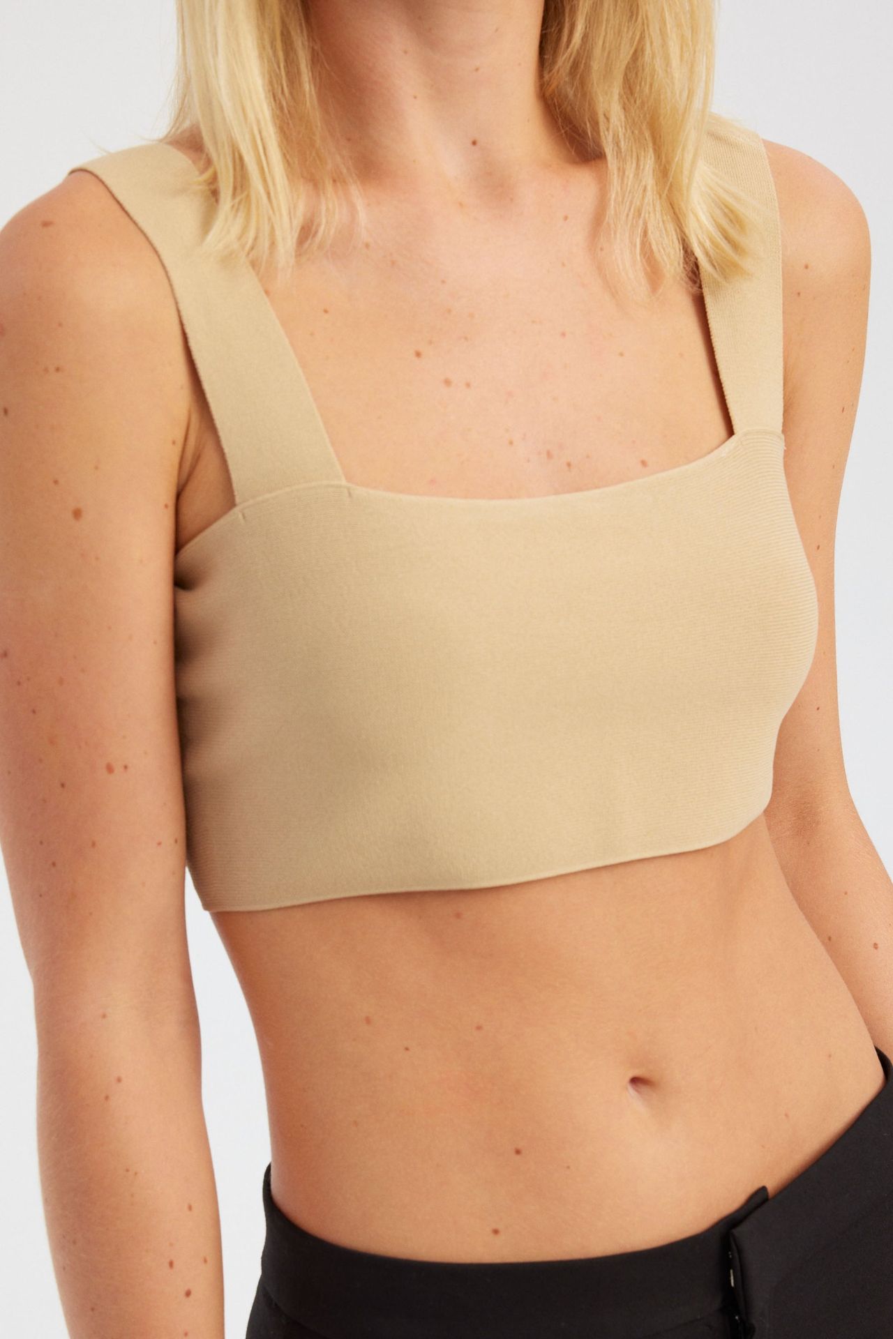 Square Neck Crop Top