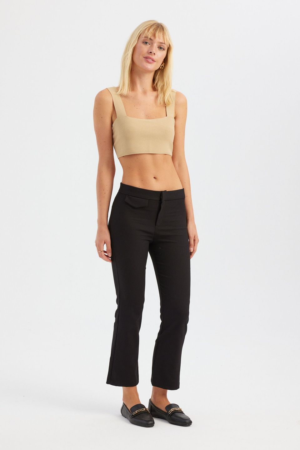 Square Neck Crop Top