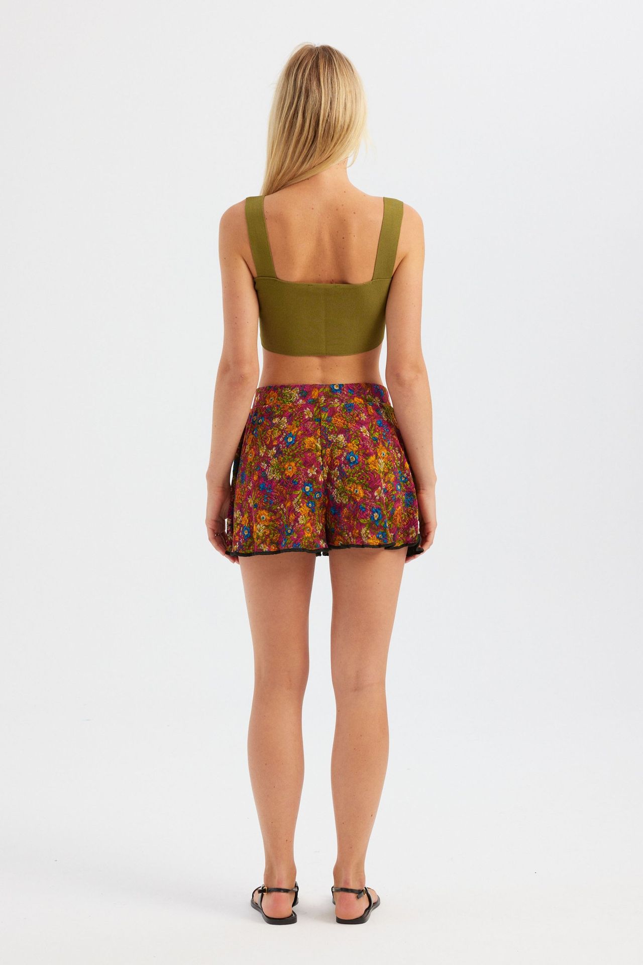 Square Neck Crop Top