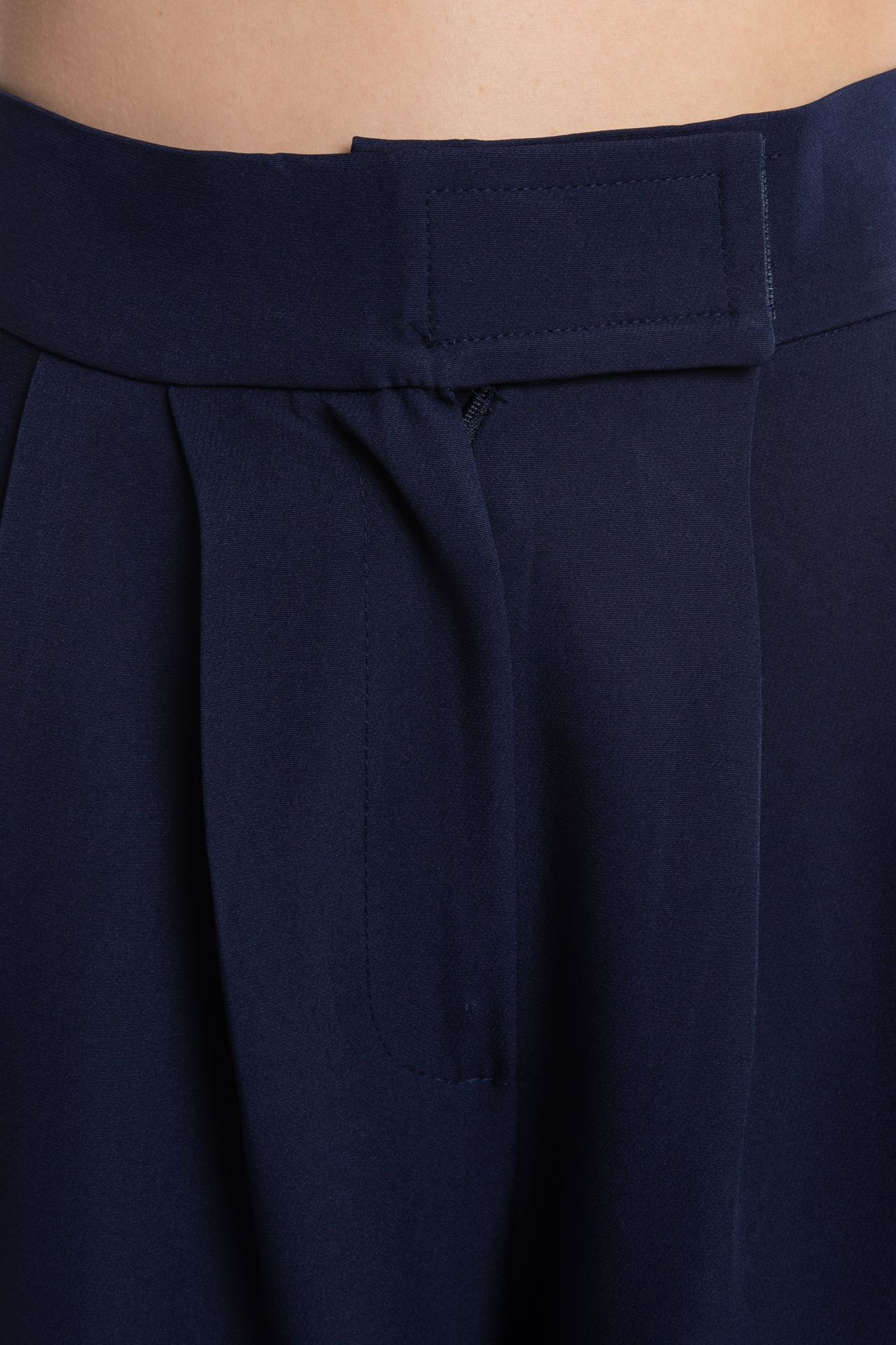 High Waist Pleated Wide Leg Trousers