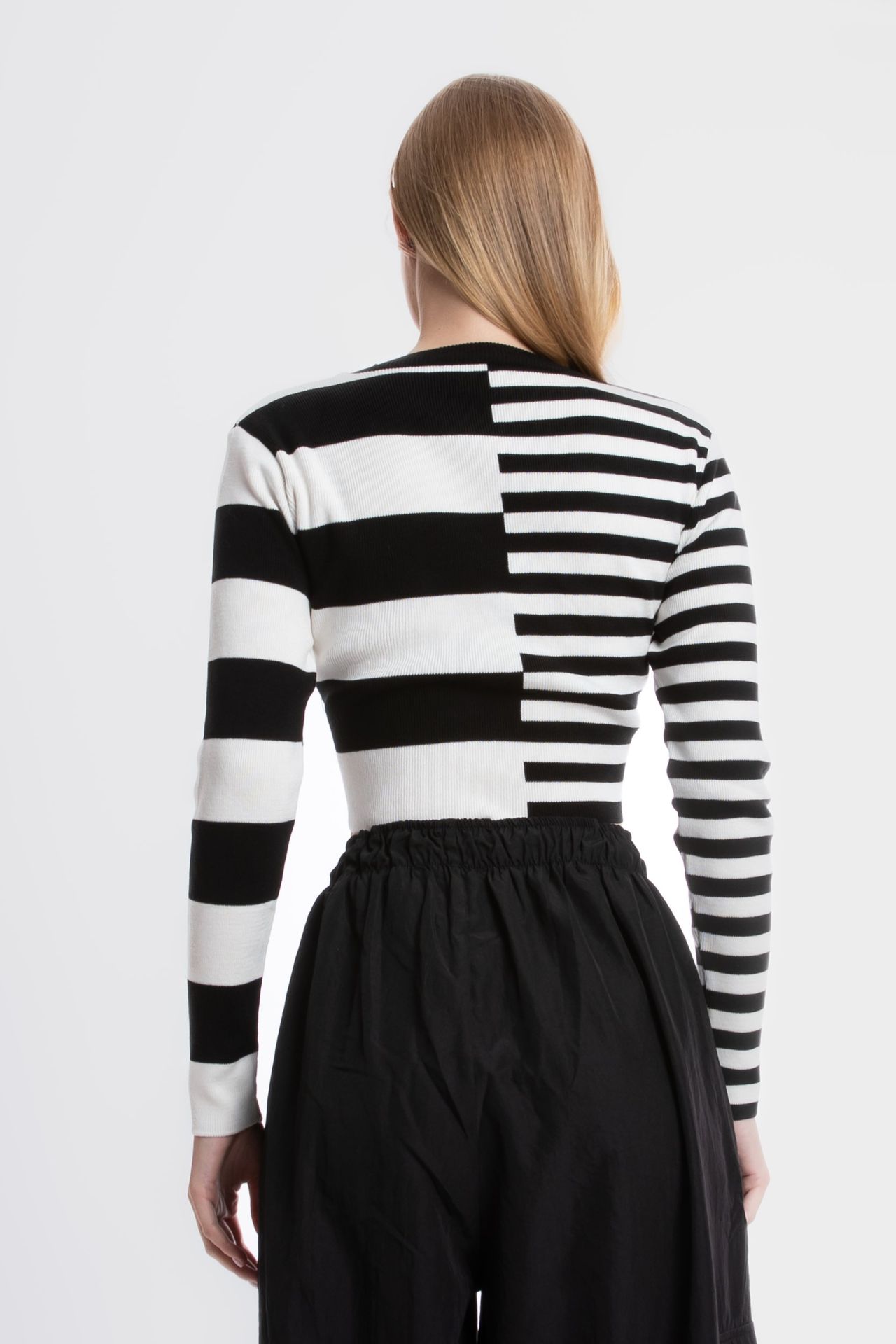 High Waist Drawstring Parachute Trousers