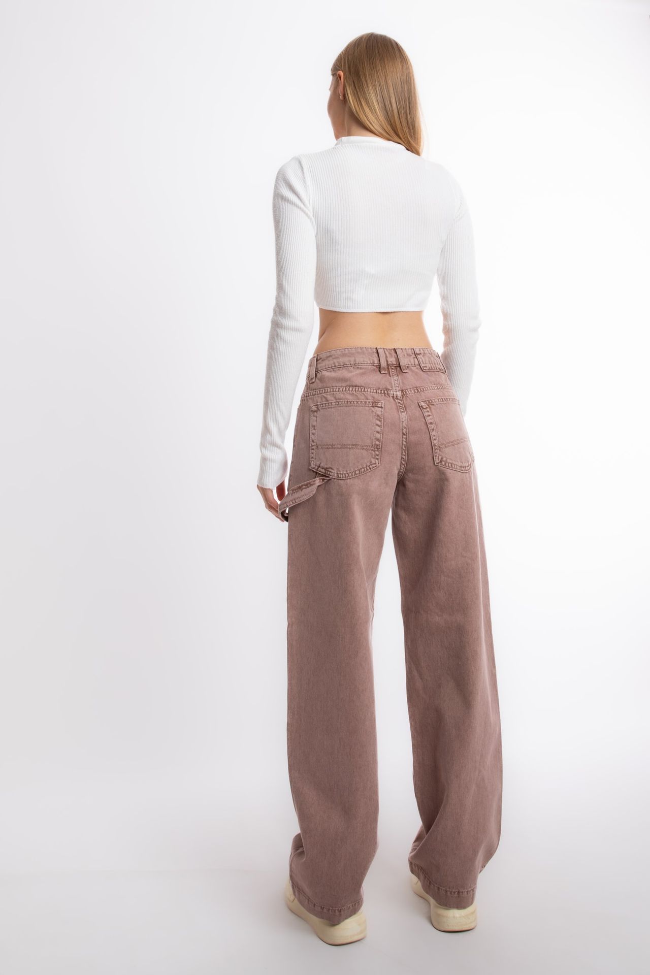 Mid Rise Vintage Wide Leg Jeans