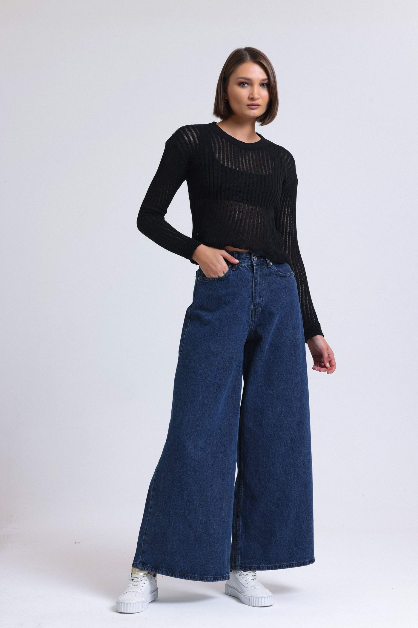 High Waist Wide Leg Jeans