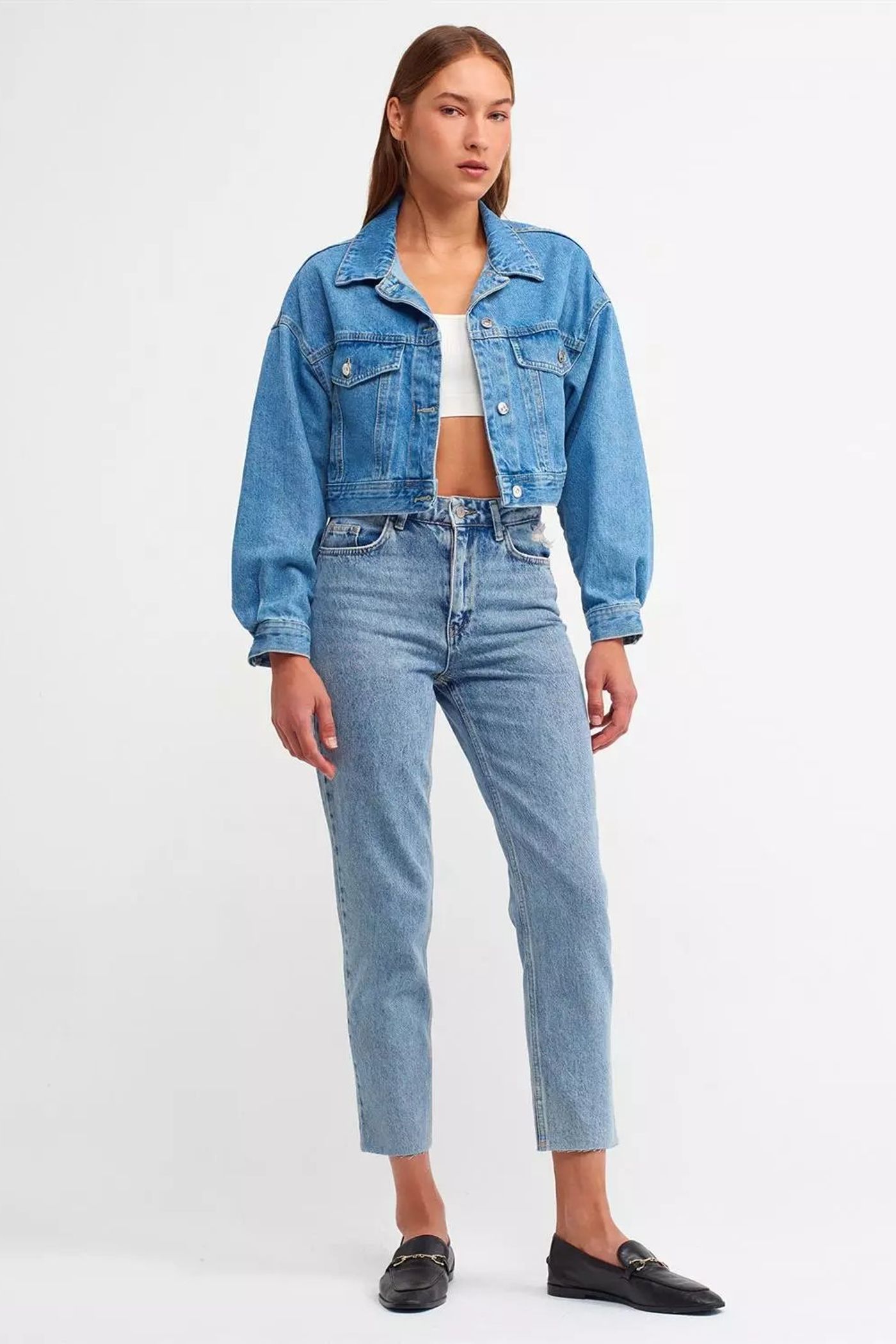 High Waist Mom-fit Jeans