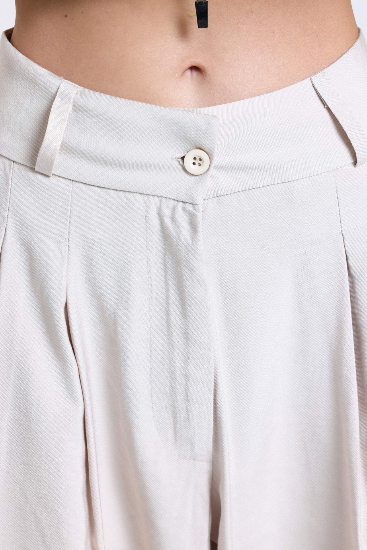 High Waist Pleated Wide Leg Trousers