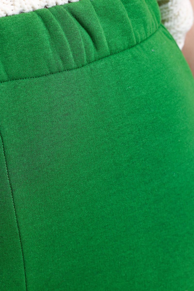 High Waist Zippered Slit Sweatpant Trousers 4