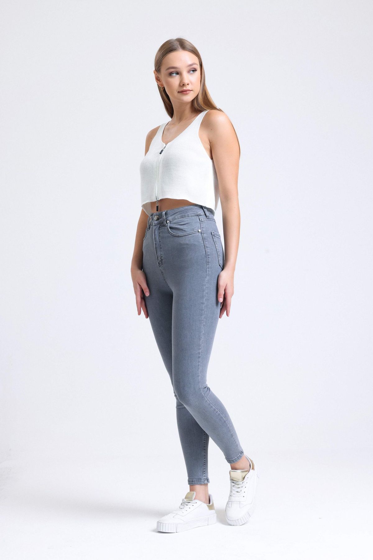 High Waist Skinny Jeans