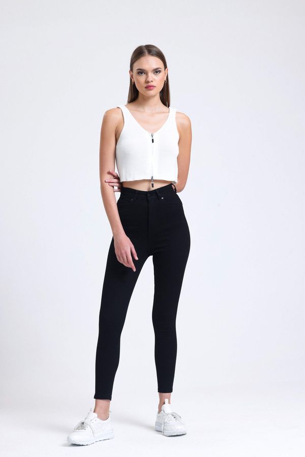 High Waist Skinny Jeans 2