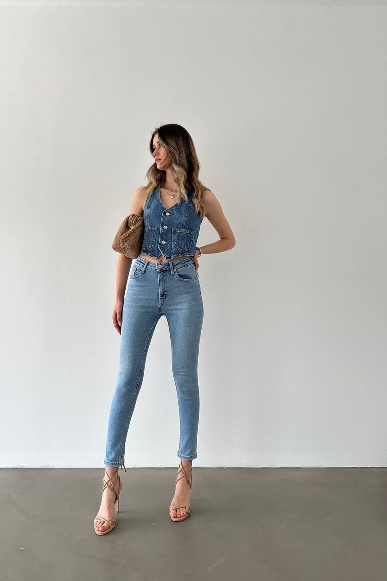 High Waist Skinny Jeans