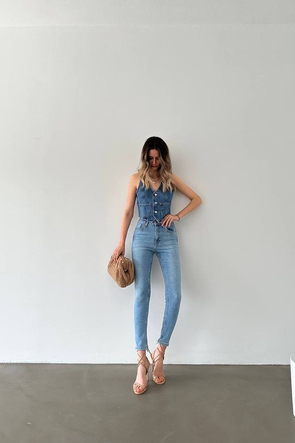High Waist Skinny Jeans 6
