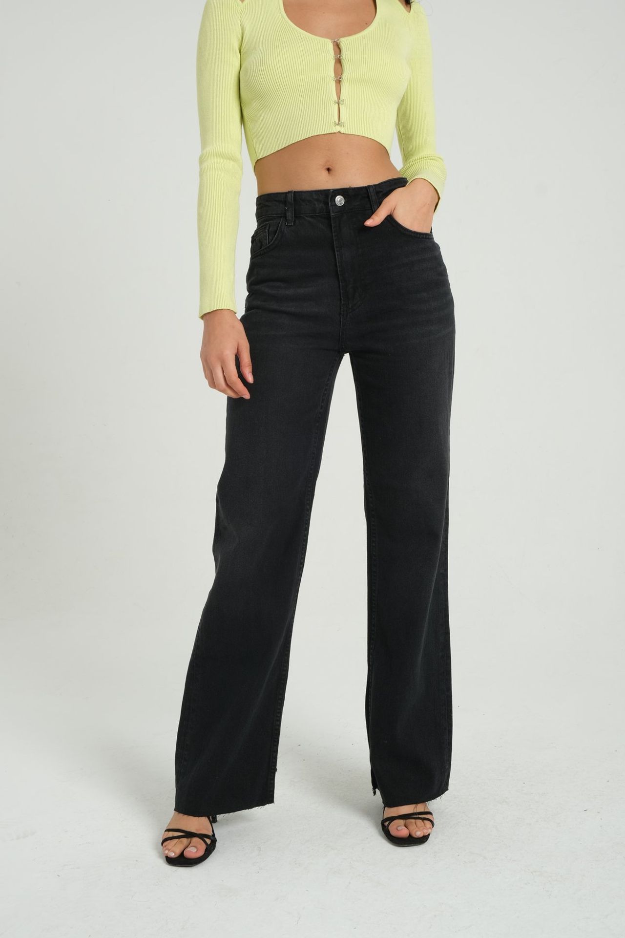 High Waist Wide Leg Jeans