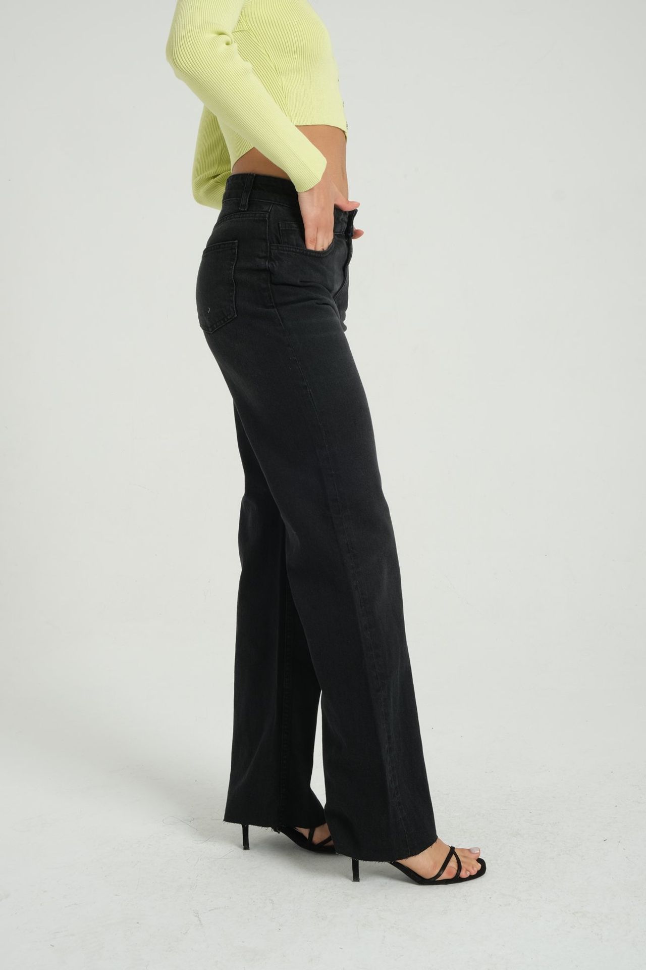 High Waist Wide Leg Jeans