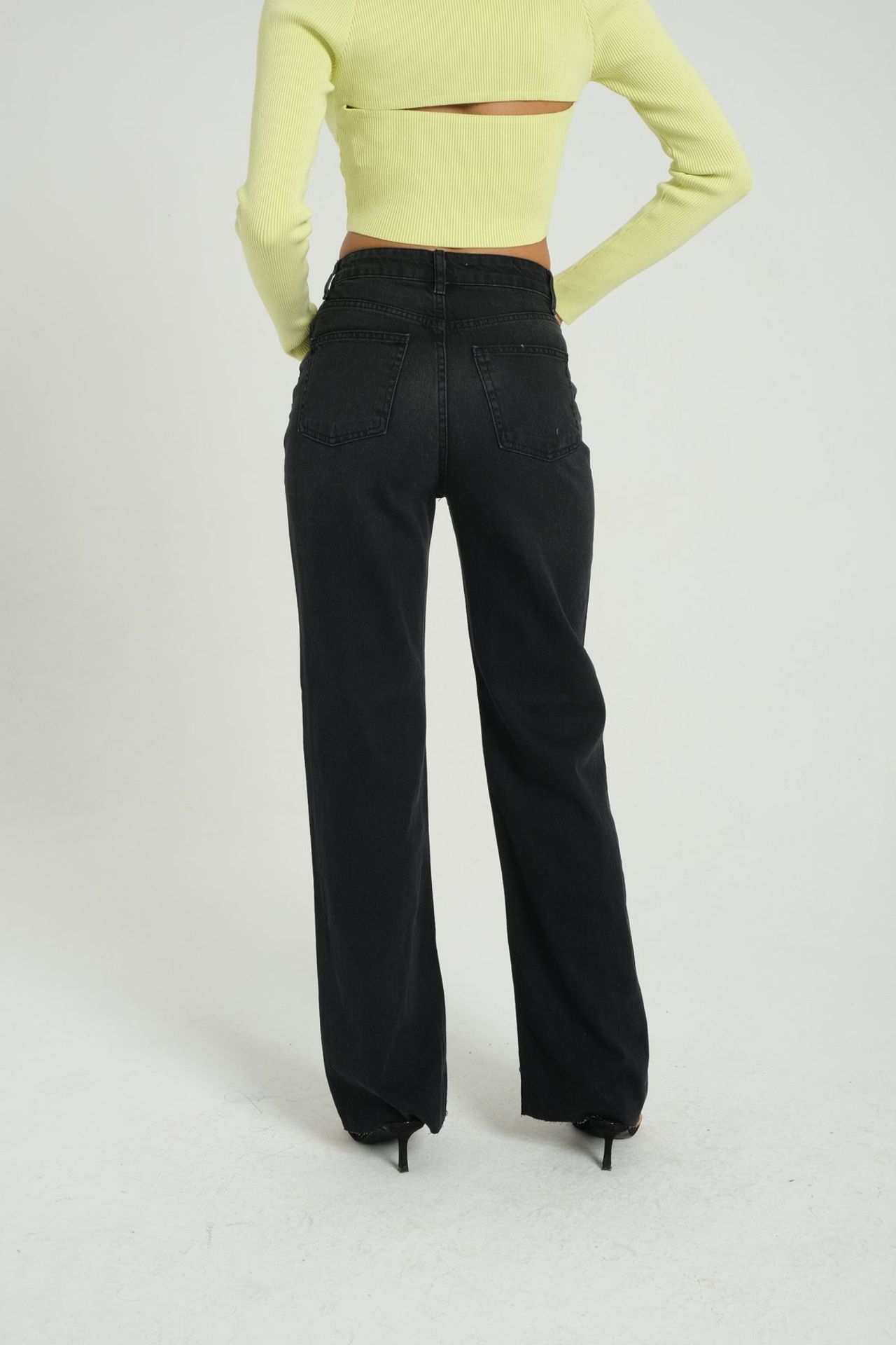 High Waist Wide Leg Jeans