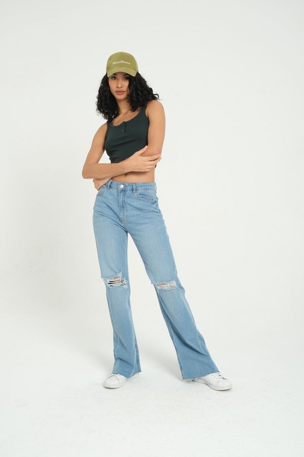 High Waist Wide Leg Jeans 2