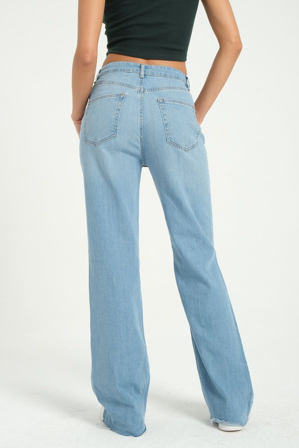 High Waist Wide Leg Jeans 4