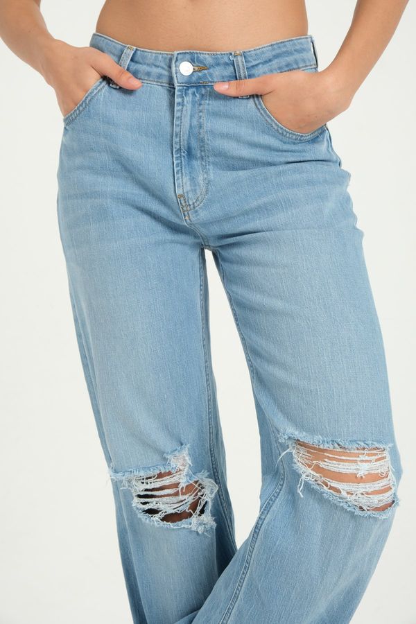 High Waist Wide Leg Jeans 5