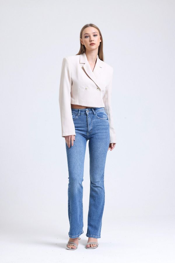 High Waist Flare Jeans 1