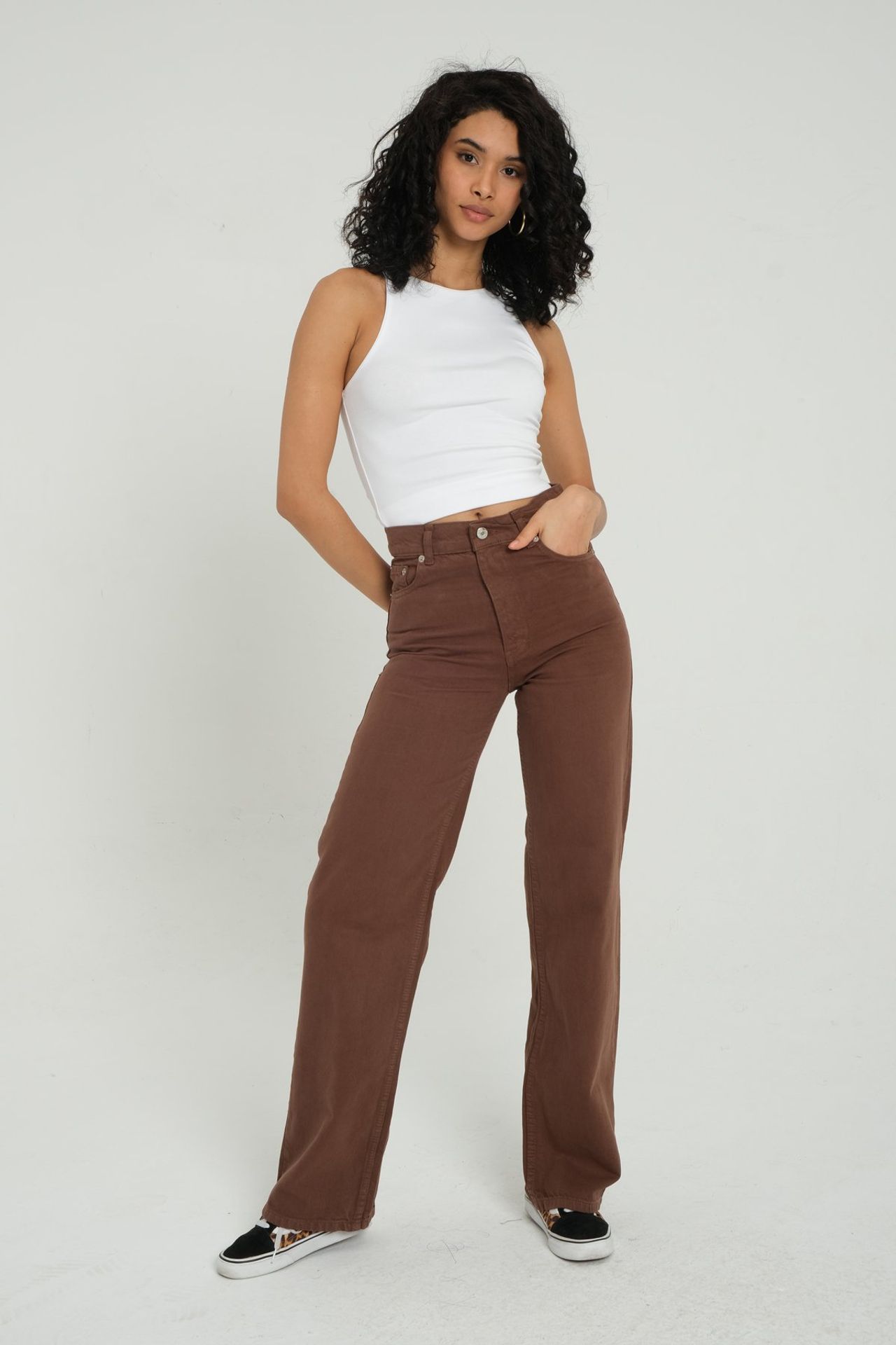 High Waist Wide Leg Jeans