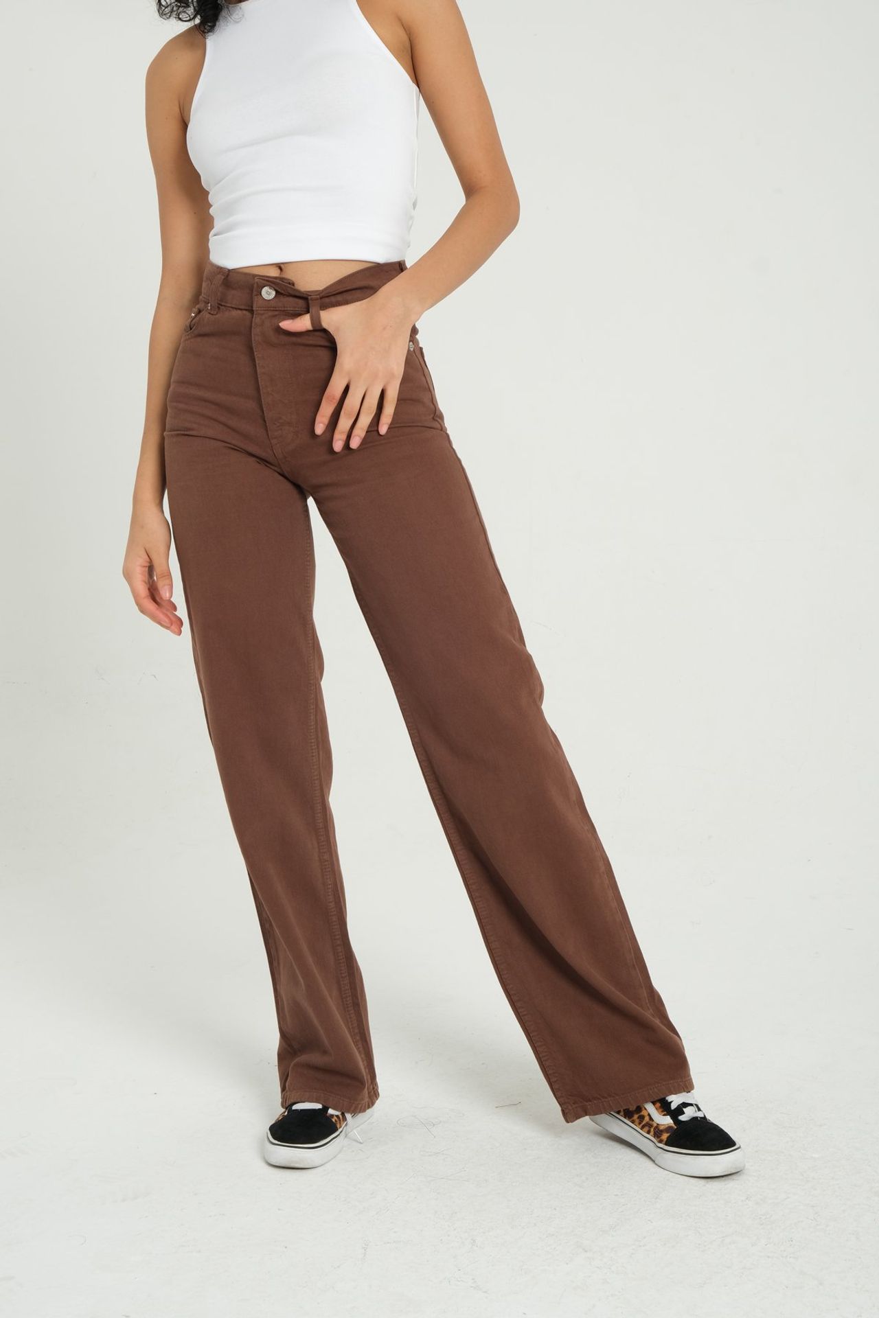 High Waist Wide Leg Jeans