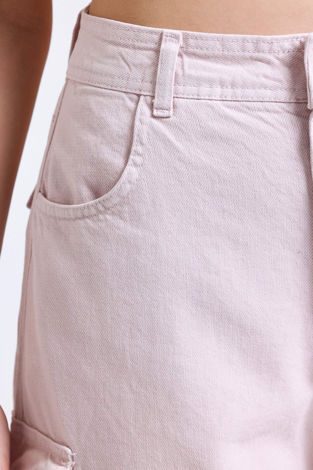 High Waist Pocket Cargo Trousers