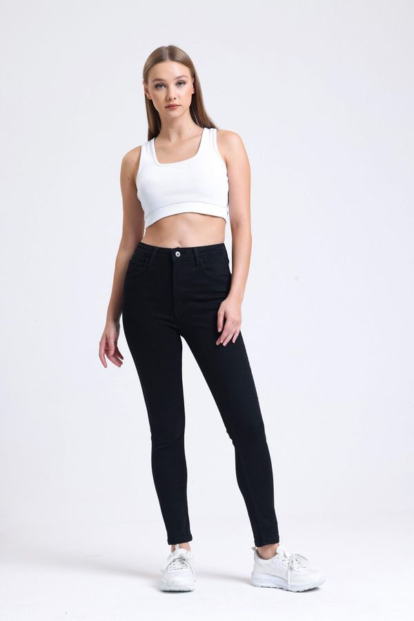 High Waist Skinny Jeans 4