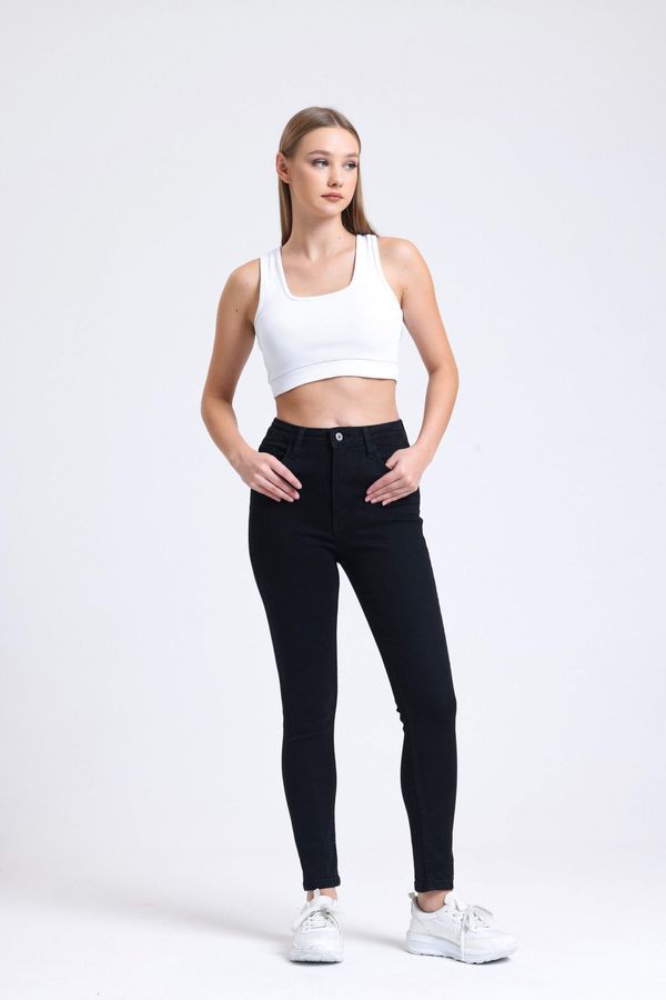 High Waist Skinny Jeans 5