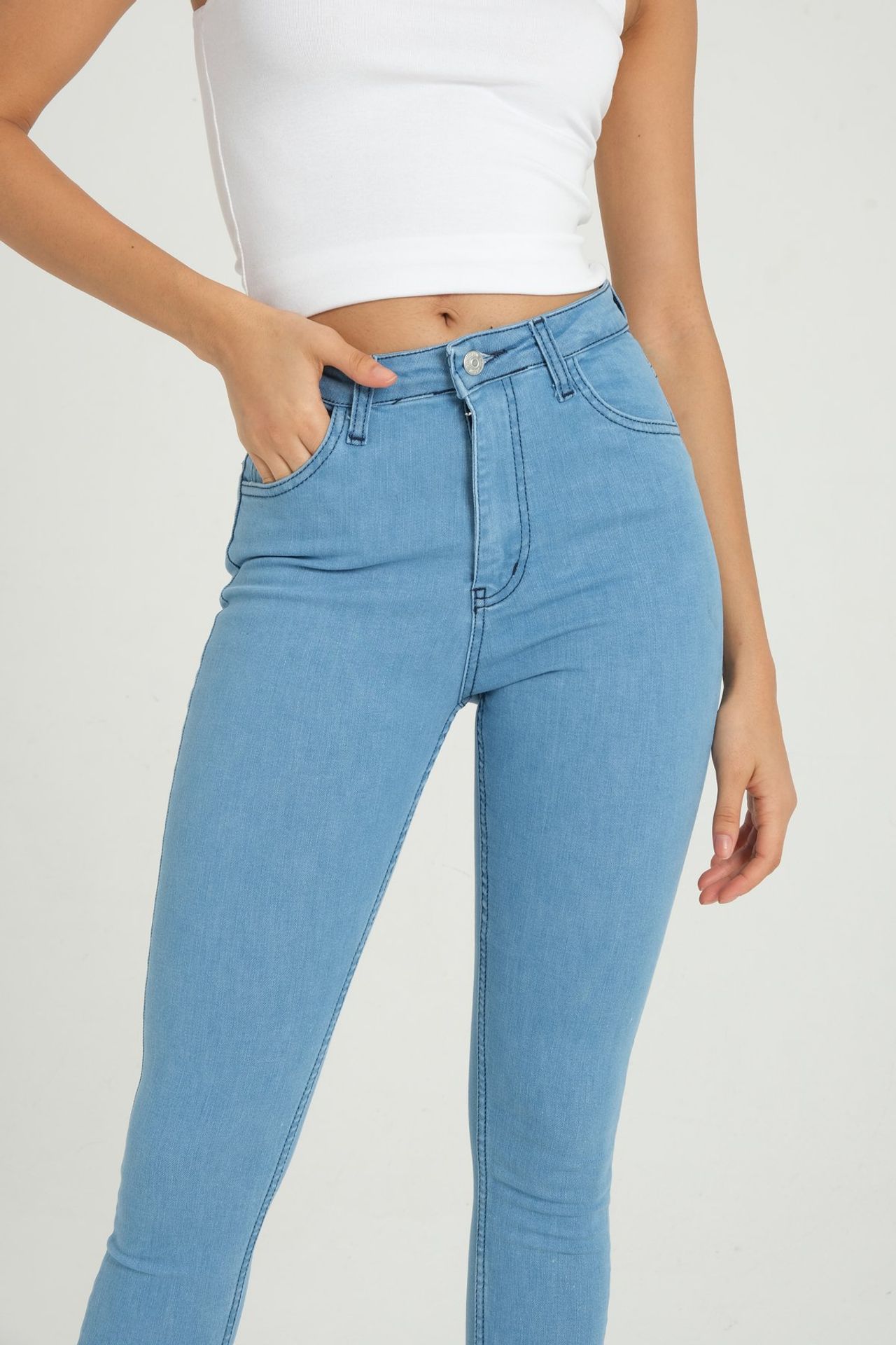 High Waist Skinny Jeans