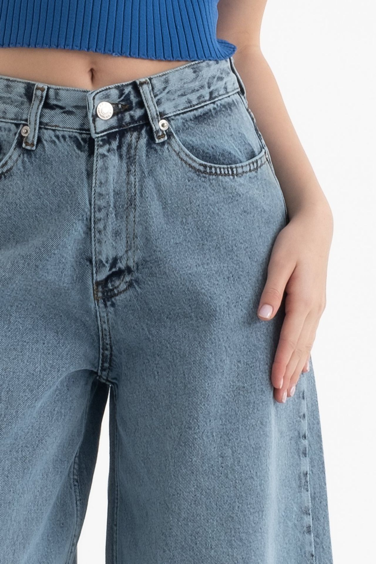 High Waist Wide Leg Jeans