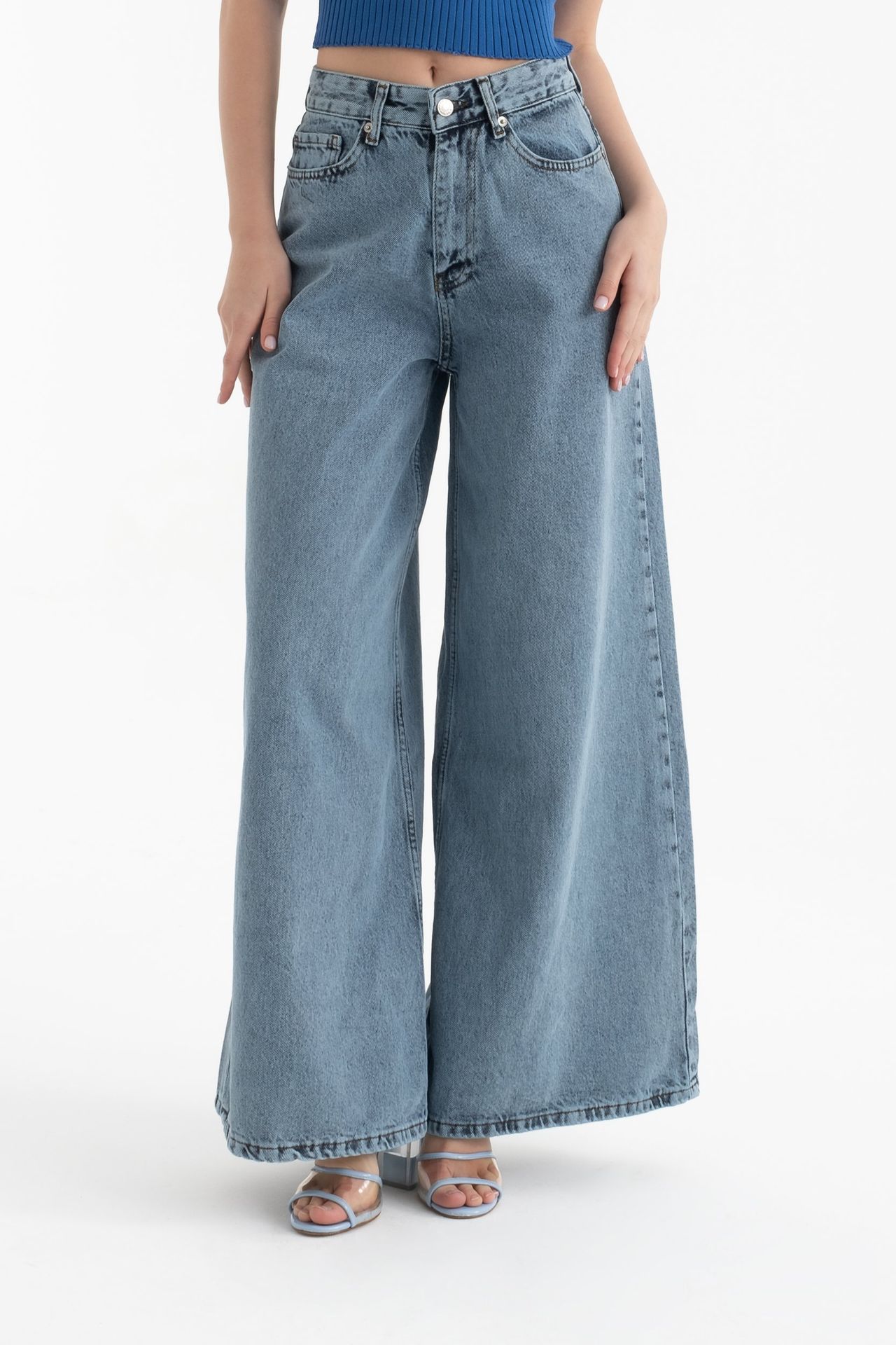High Waist Wide Leg Jeans