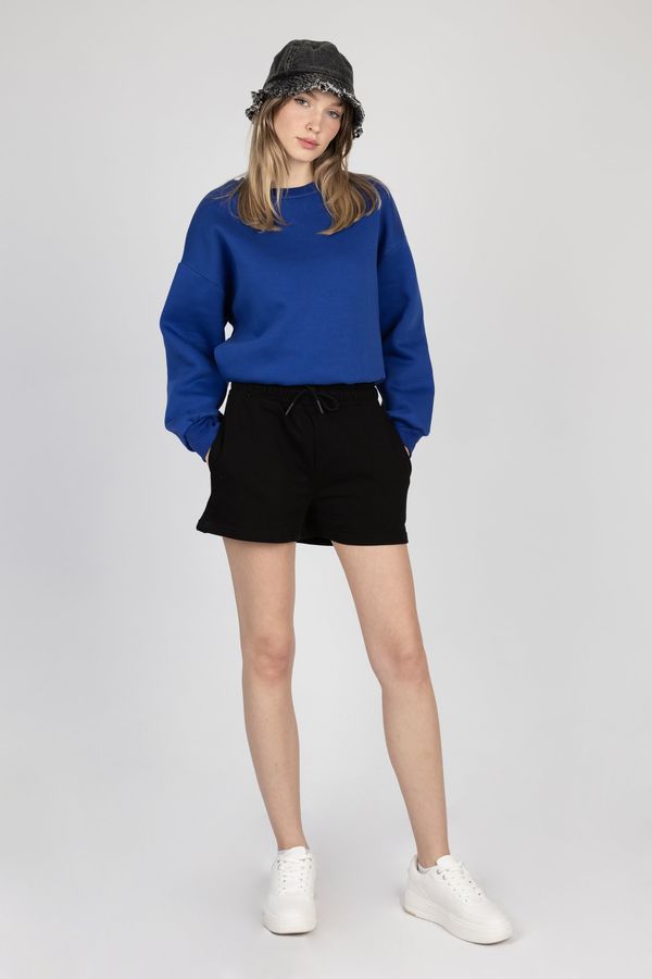 High Waist Drawstring Shorts 4