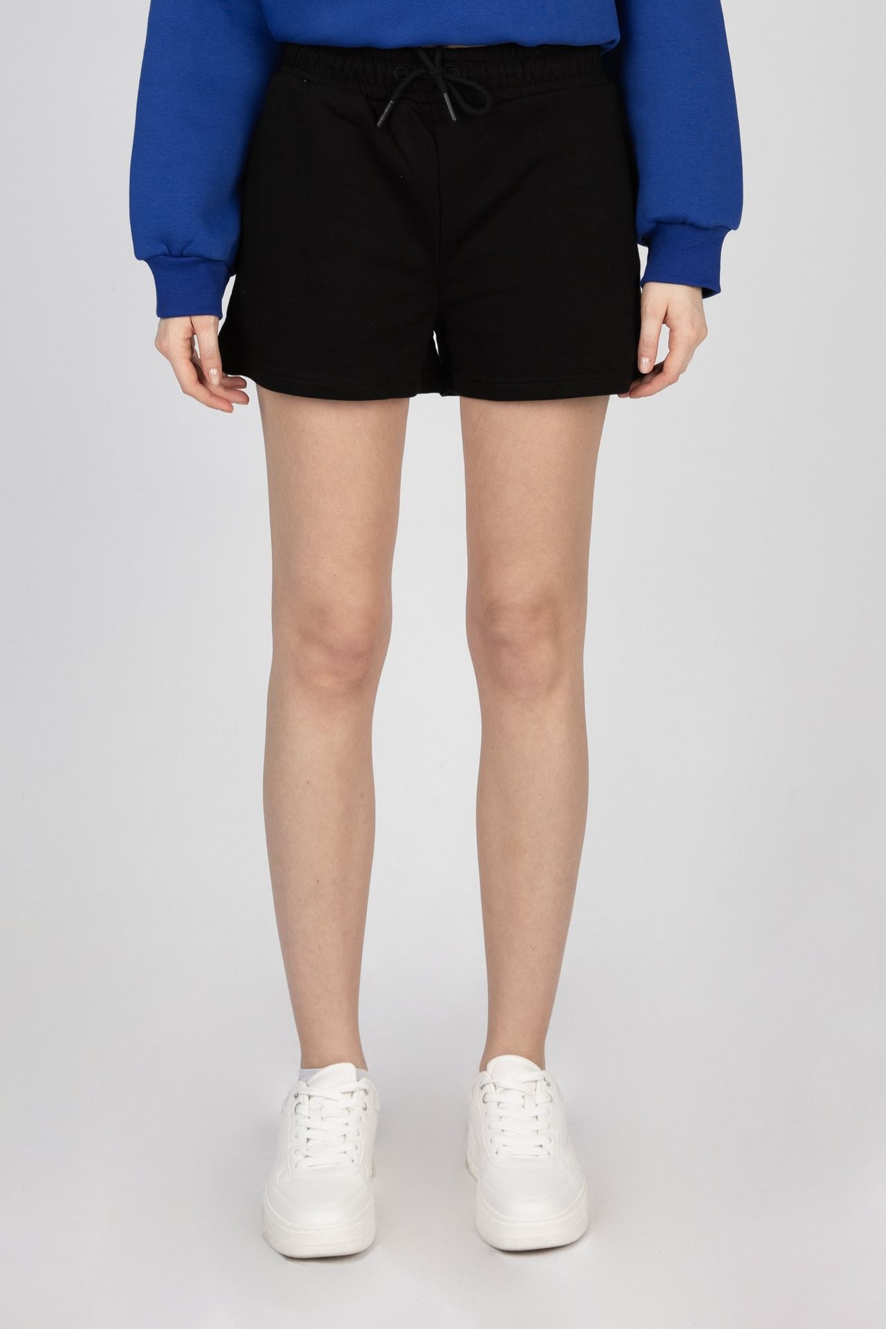 High Waist Drawstring Shorts