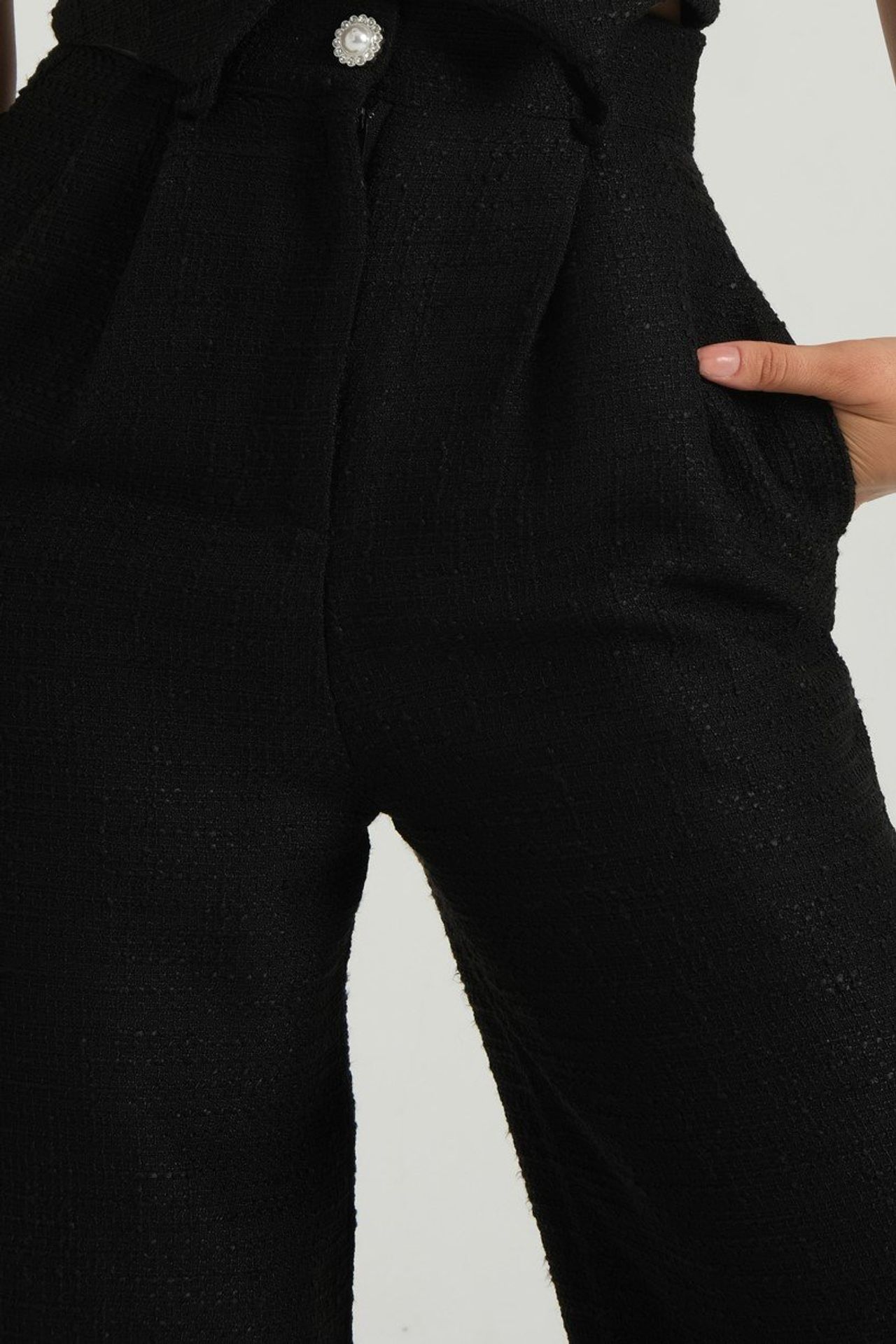 High Waist Wide Leg Trousers