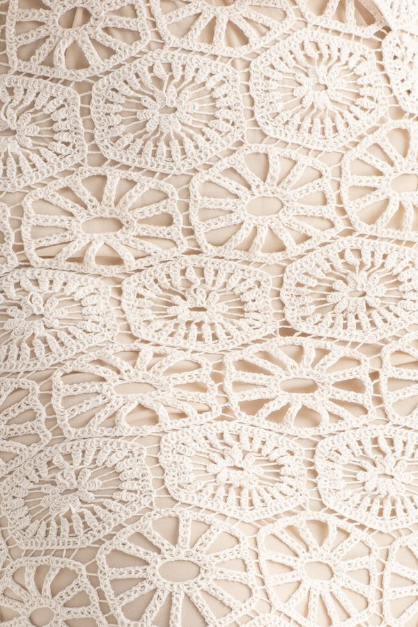 Lace Crochet Mid Rise Skirt 5