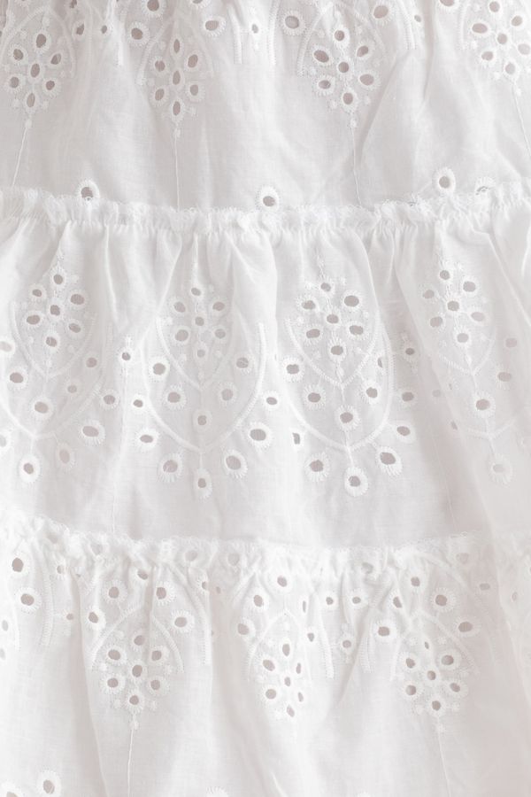 Embroidered High Waist Mini Skirt 6