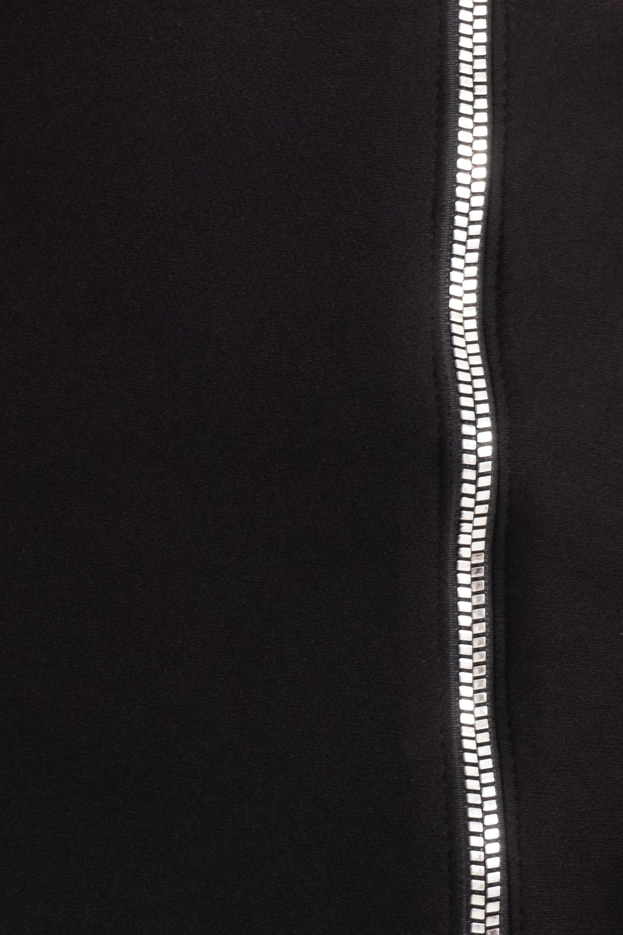 Mid Rise Zippered Mini Skirt