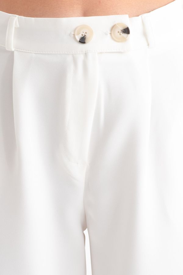 High Waist Wide Leg Trousers with a Belt Detail 5