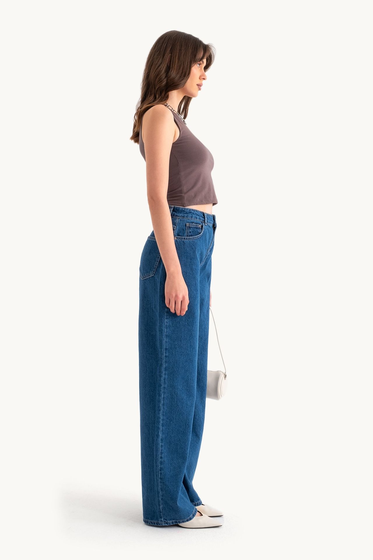 High Waist Wide Leg Jeans