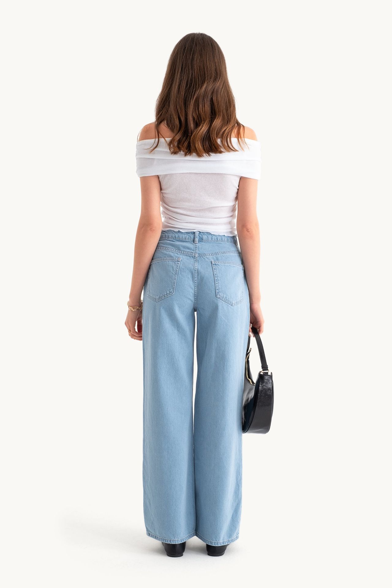 High Waist Wide Leg Jeans