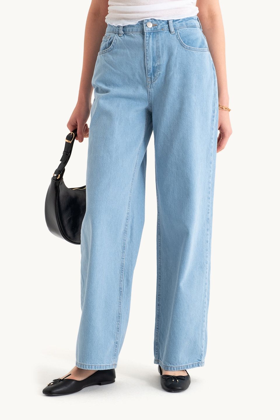 High Waist Wide Leg Jeans