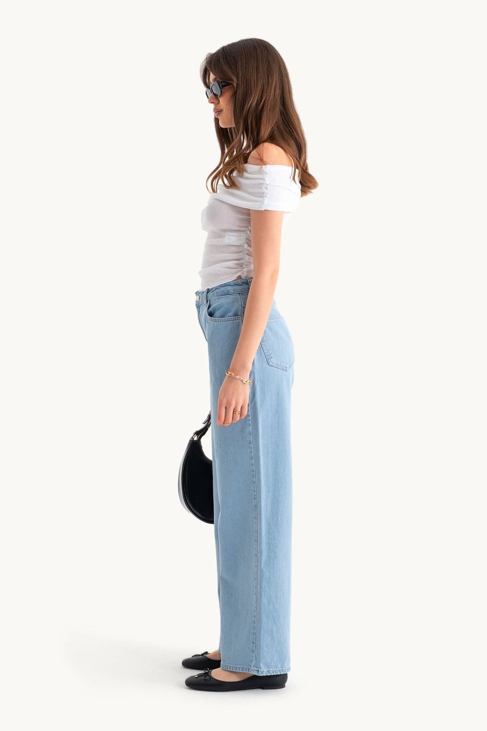 High Waist Wide Leg Jeans