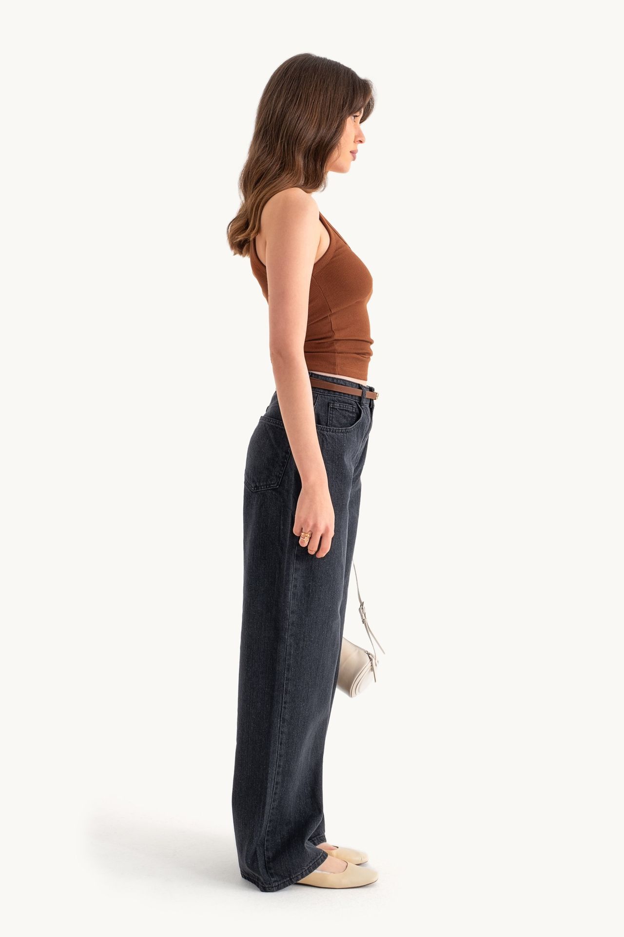 High Waist Wide Leg Jeans