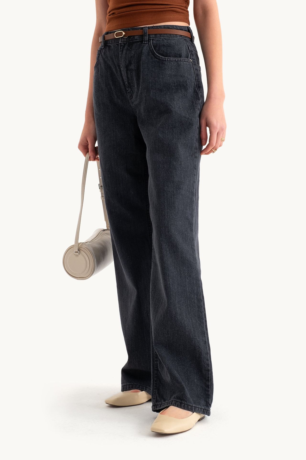 High Waist Wide Leg Jeans