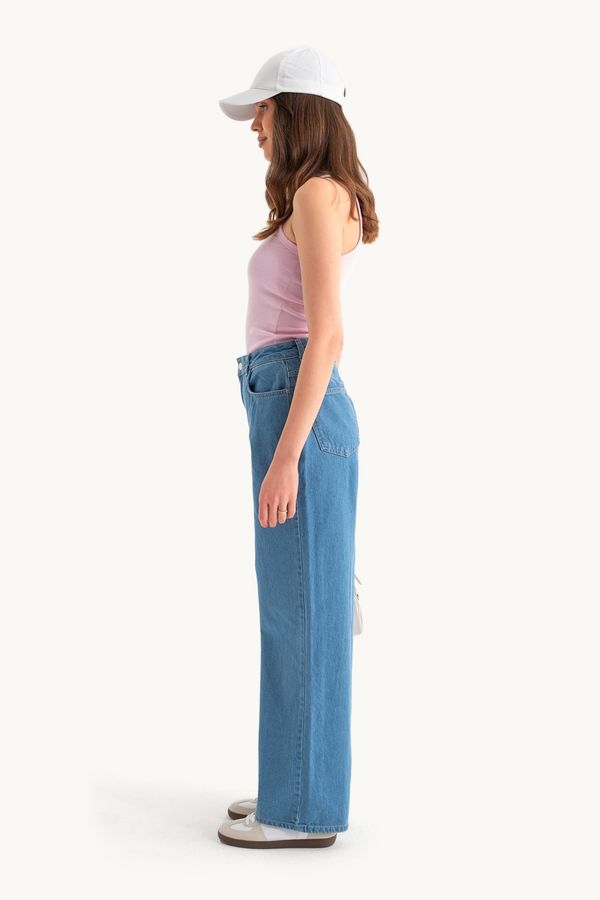 High Waist Wide Leg Jeans 4