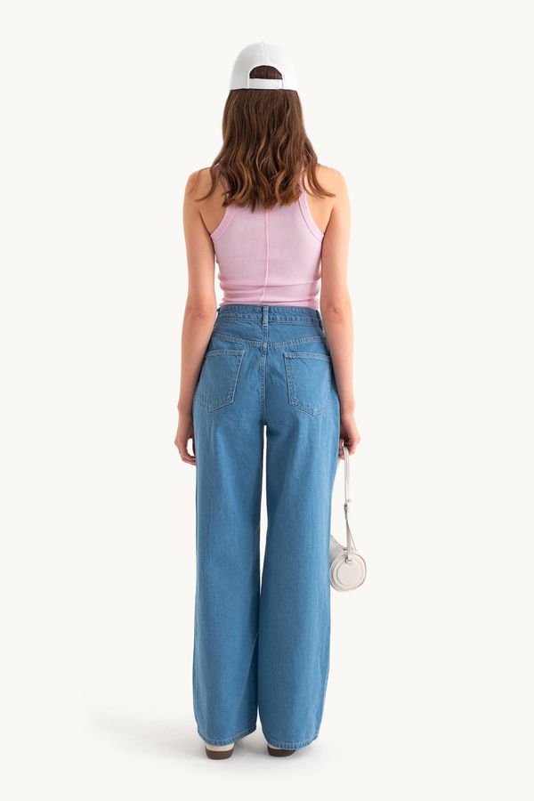 High Waist Wide Leg Jeans 5
