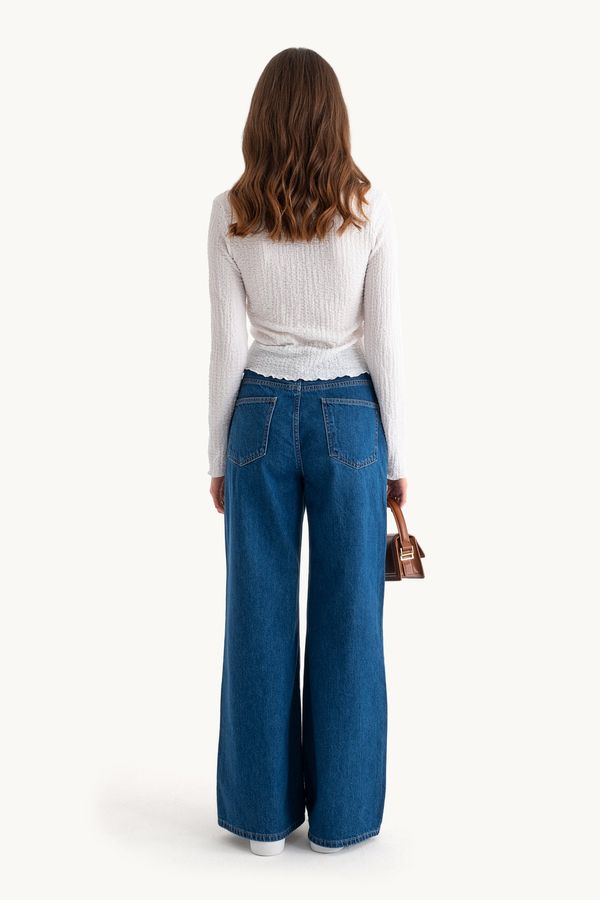 High Waist Super Wide Leg Jeans 5